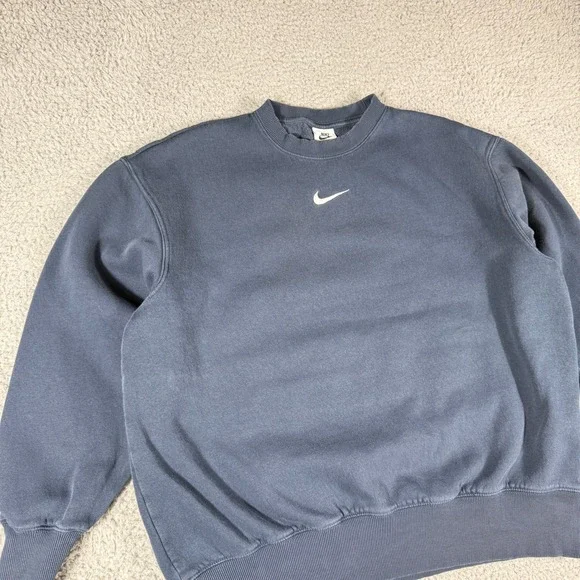 Nike Sweatshirt Size Small Center Swoosh Logo Crewneck Pullover - Picture 3 of 8
